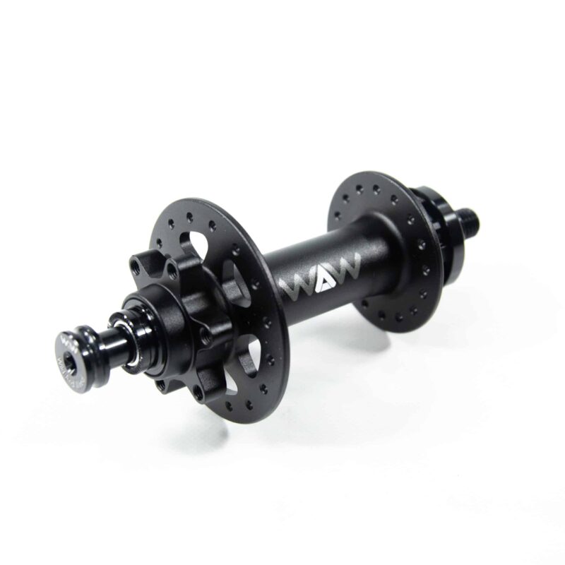 HU13RE32HTRD_1 Moyeu arrière WAW 32H Disc + Ecrou & Axe 12 mm – Image 1