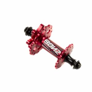 Moyeu Bonz Pro Light Power H avant 100 mm disque 28H Rouge BONZ Roues