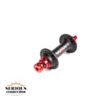 Moyeu avant WAW 32H HS + Axe Traversant 9 mm WAW Roues