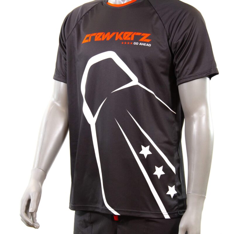 Maillot Adulte Manches Courtes Crewkerz Black – Image 5