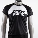 Maillot Adulte Race Crewkerz Blanc & Noir