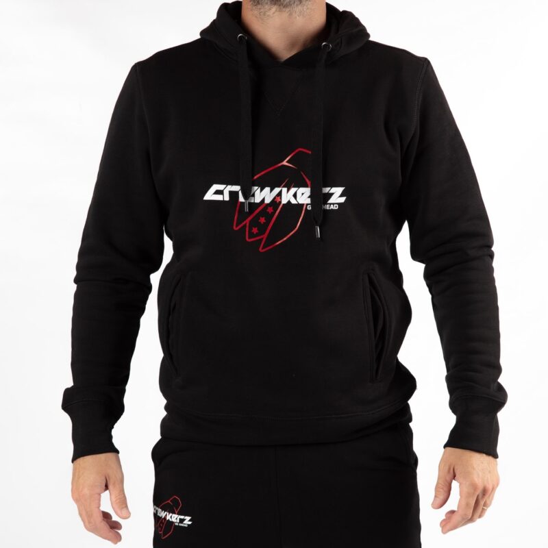 TE18SWBKXL_3 Sweat Crewkerz Noir – Image 3