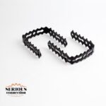 Paire de Cages Hashtagg 3 mm Noire