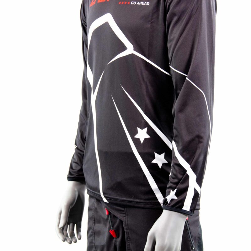 Maillot Adulte Manches Longues Crewkerz Black – Image 2