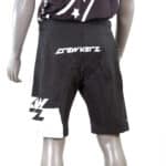 Short Race 6/14 Ans Crewkerz Blanc & Noir – Image 2