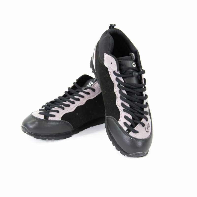 TE18GRIPSHOESBK45_1 Chaussures Trial Grip Shoes Noire & Grise – Image 1