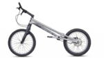 Vélo de trial moderne en métal gris