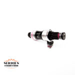 Boîtier de pédalier vélo sur fond blanc.