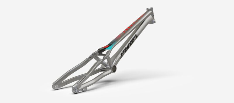 Cadre de vélo en aluminium élégant et moderne.