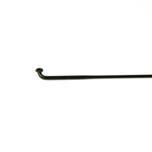 Antenne noire sur fond blanc.
