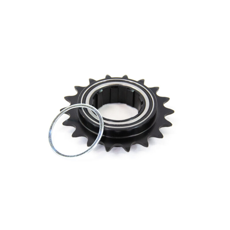 roue libre 18t 135*9 à cannelures + rondelle Pignon de vélo avec bague métallique