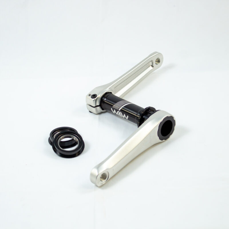 pédalier as30 waw forgé silver 155 mm