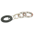 Joints d'étanchéité industriels alignés