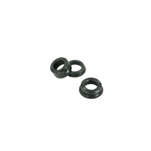 Deux bouchons noirs pour bouteilles