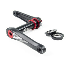 Manivelle de vélo en aluminium avec roulements