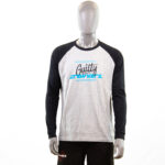 T-shirt manches longues avec texte Guilty.