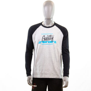 T-shirt manches longues avec texte Guilty.