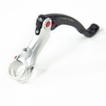 Levier de frein de vélo en métal.