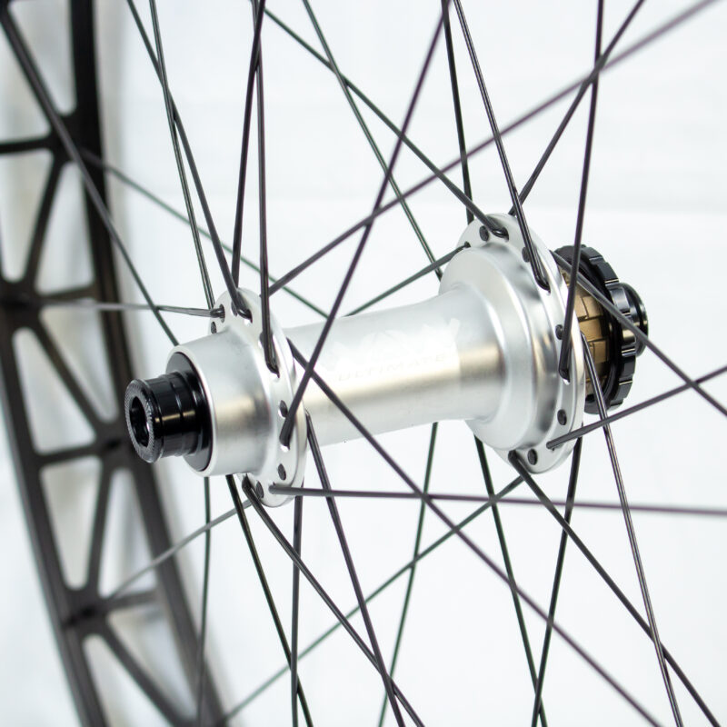 roue arrière waw ultimate noire & silver 26" old 120 roue libre + écrou pignon